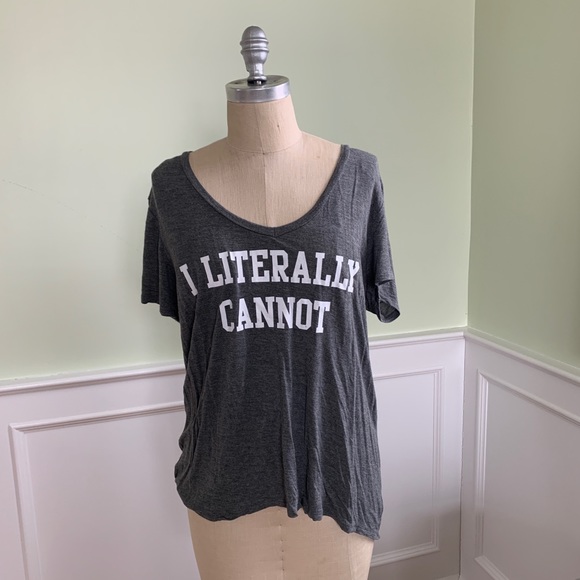 Thread Social Tops - I LITERALLY CANNOT LOUNGE SHIRT